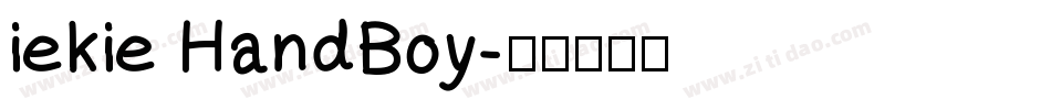 iekie HandBoy字体转换